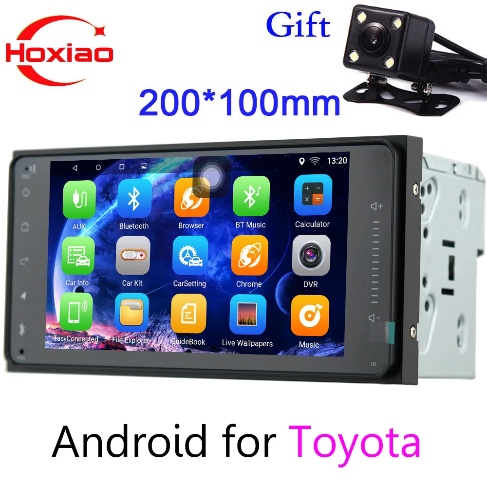 2 din Автомобильный Android Gps радио плеер для Toyota Camry Viso Corolla Wish Altis 4500 200x100 мм 7 дюймов 2Din