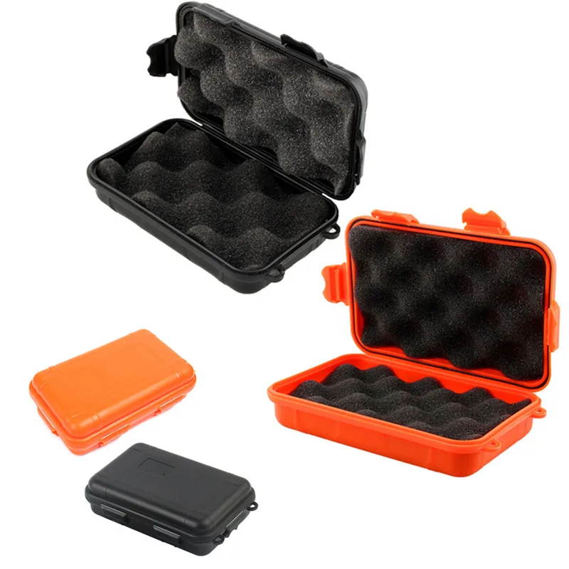 

Outdoor Camping Equipment Shockproof Waterproof Box Survival Case Containers For Storage Travel Kit Tool Sealed Large Box Random