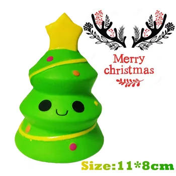 

Lovely Christmas Tree Scented Squishies Doll Slow Rising Stress Relief Squeeze Toys Scented for Baby Kids Gift Anti Stress Toy