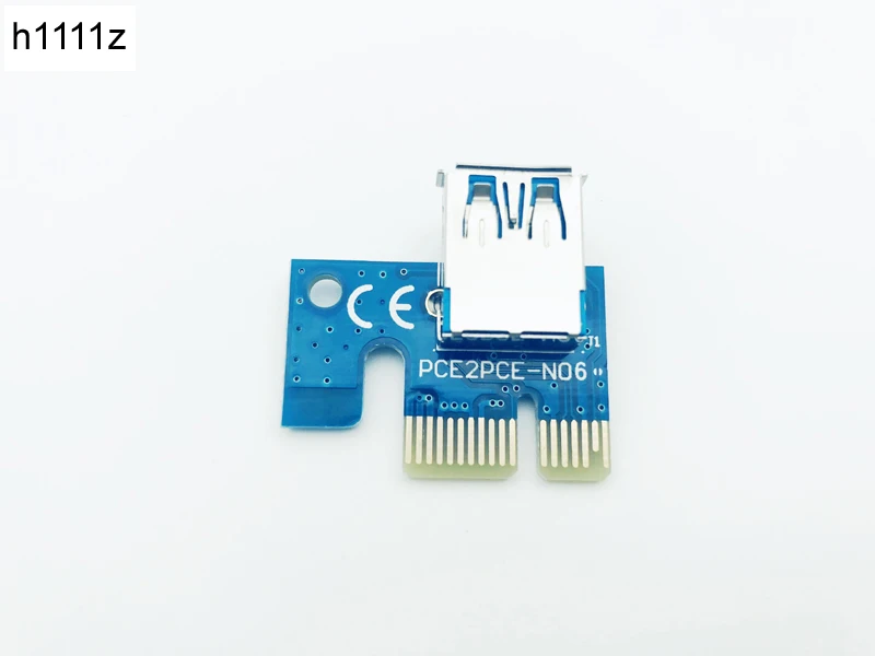 10 шт. переходная карта PCI 1X e X1 Riser 180 градусов к USB для 006 006C 007S 008S|Компьютерные