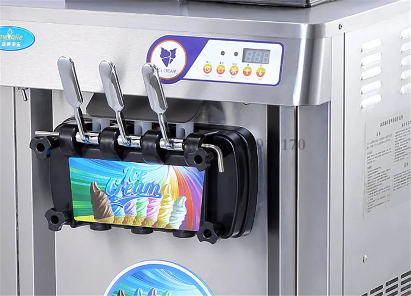 Настольная машина для приготовления мороженого коммерческая мягкого 18 л/ч с 0145