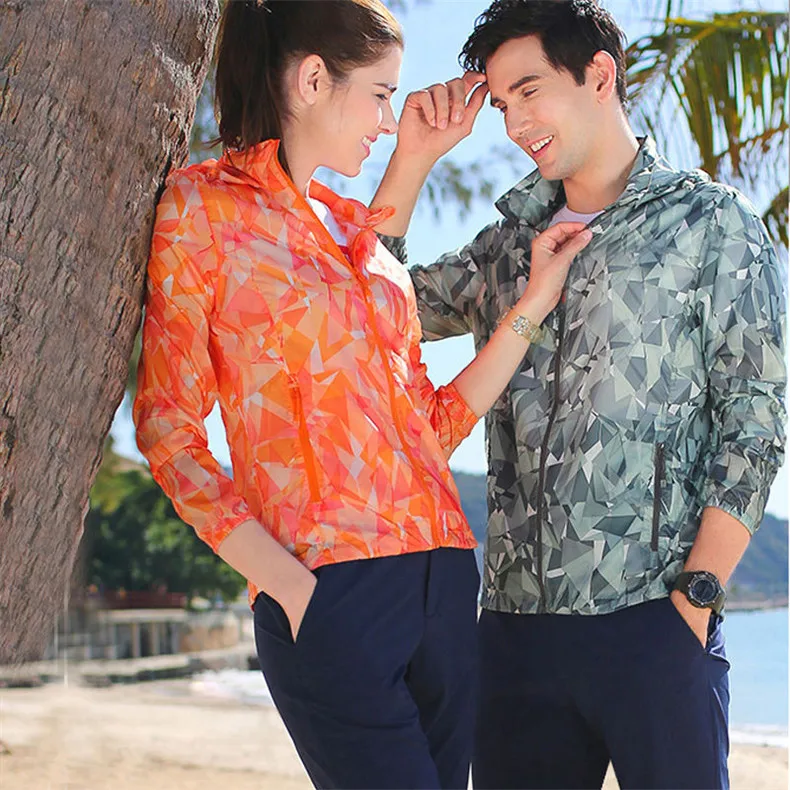 Couple Windbreaker Jackets Women Men Spring Summer Unisex Coats Women Plus Size Casual Sunscreen Clothing Ultrathin Rainproof 03