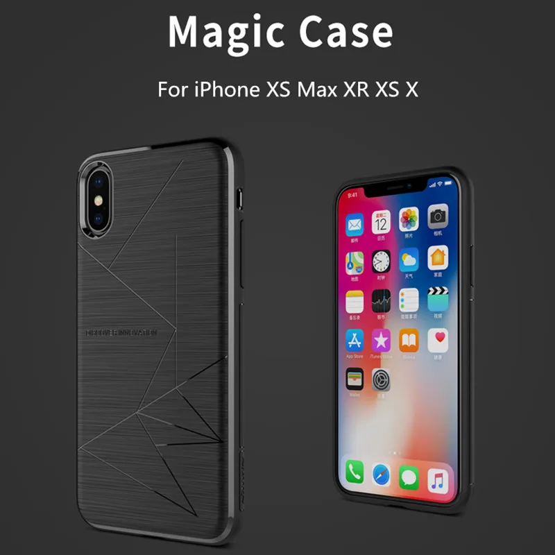 XS Max NILLKIN Magic Case For iPhone XR with Magnetic Function Matte Phone Back Cover X | Мобильные телефоны и аксессуары