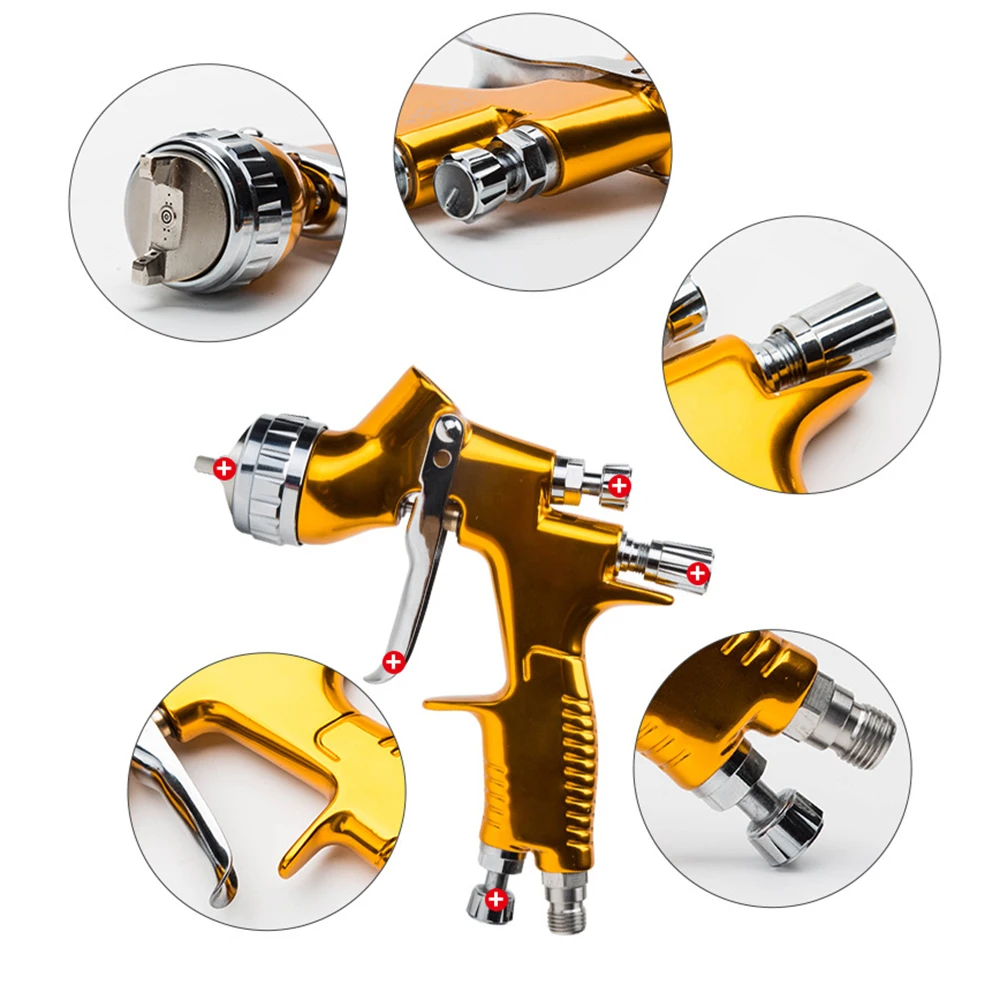 

Mini Air Paint Spray Guns Paint Efficiency Automotive Refinishing Painting Car Accessories Gravity Feed Air Paint Professional