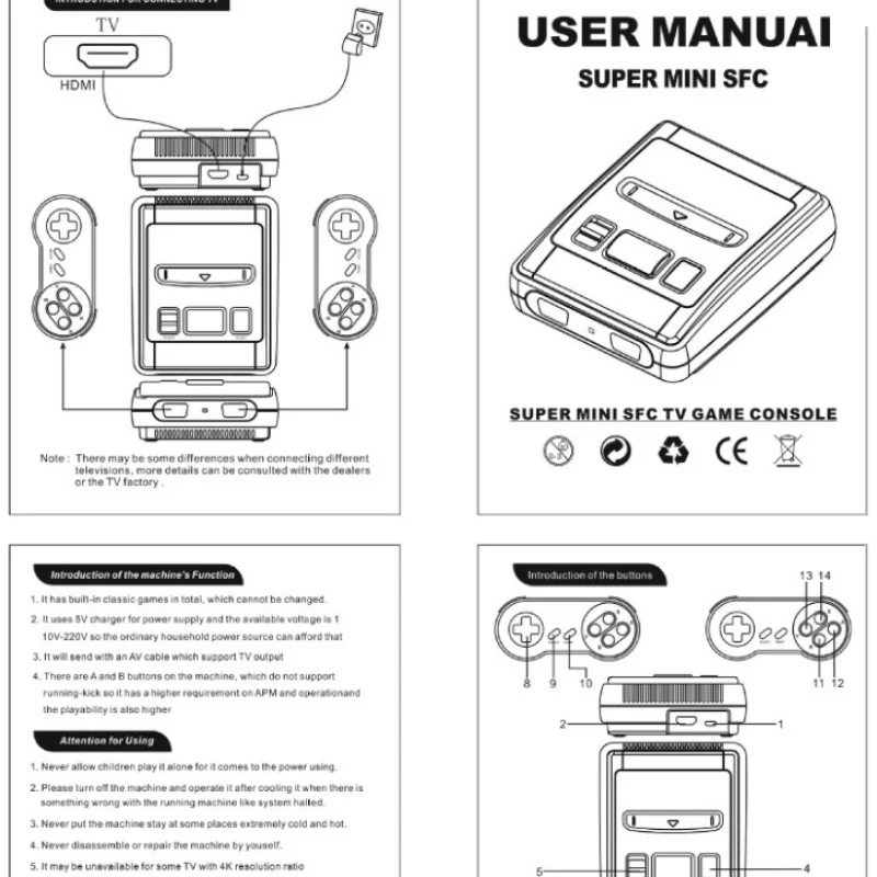 HDMI/AV Мини Ретро ТВ игровая консоль 8 бит классический встроенный 621 игровой контроллер HD два-плеер мини-игровые консоли NES