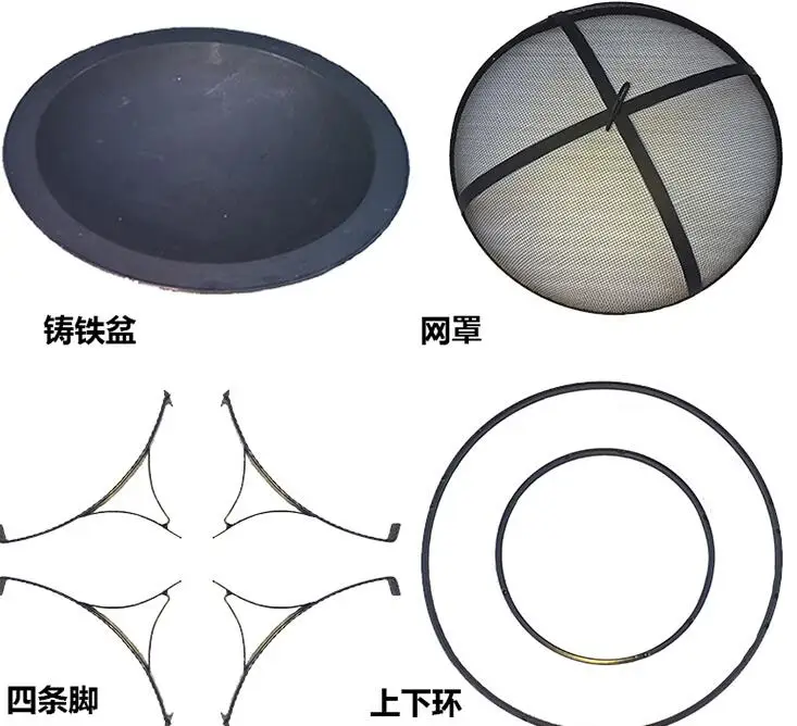 Открытый камин сад пожарная яма для продажи высокое качество пожарная яма черный цвет