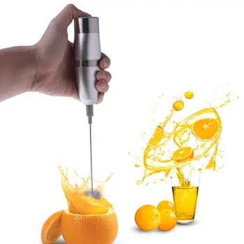 

Electric Handheld Stainless Steel Milk Frother Kit Auto Stirrer Kitchen Tools