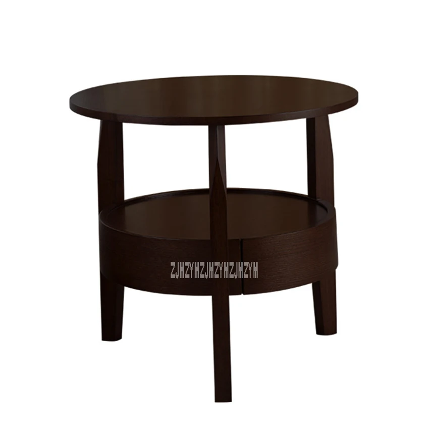 XJ-82028, маленький деревянный круглый стол, мини чайный столик, шкаф для хранения в гостинной, угловой журнальный столик, диван, столик с 1 выдвижным ящиком - Цвет: Синий
