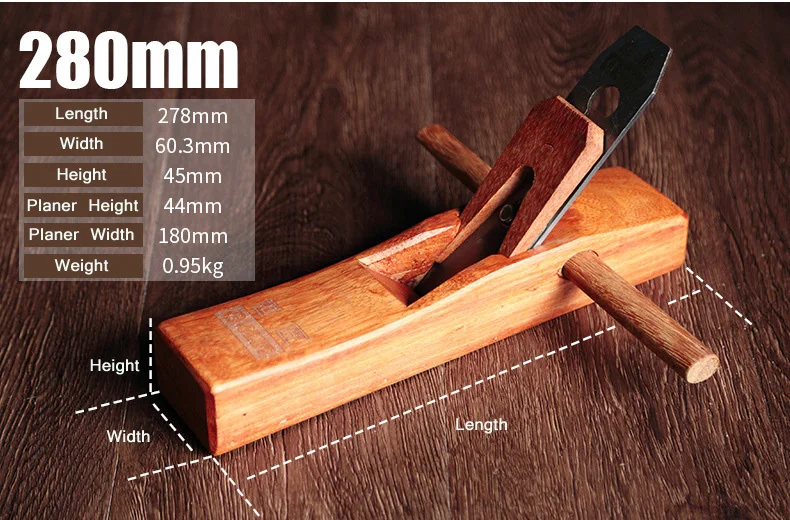 Пегасик руки рубанок Резка край плотник жесткий деревообрабатывающий станок дерево ручной инструмент комплект - Цвет: 280mm