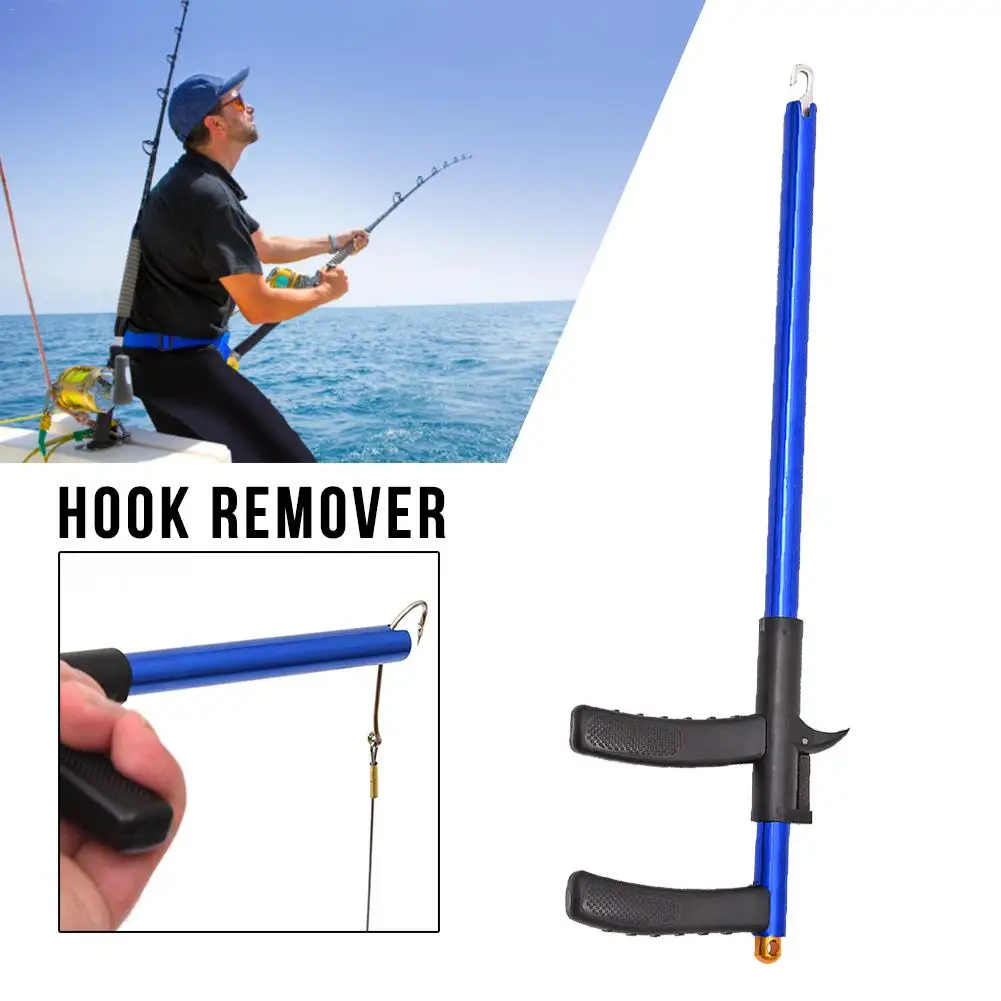 

New Easy Fish Hook Remover Aluminum Fish Hook Remover Extractor Minimizing The Injuries Tools Tackle Squeeze Extractor