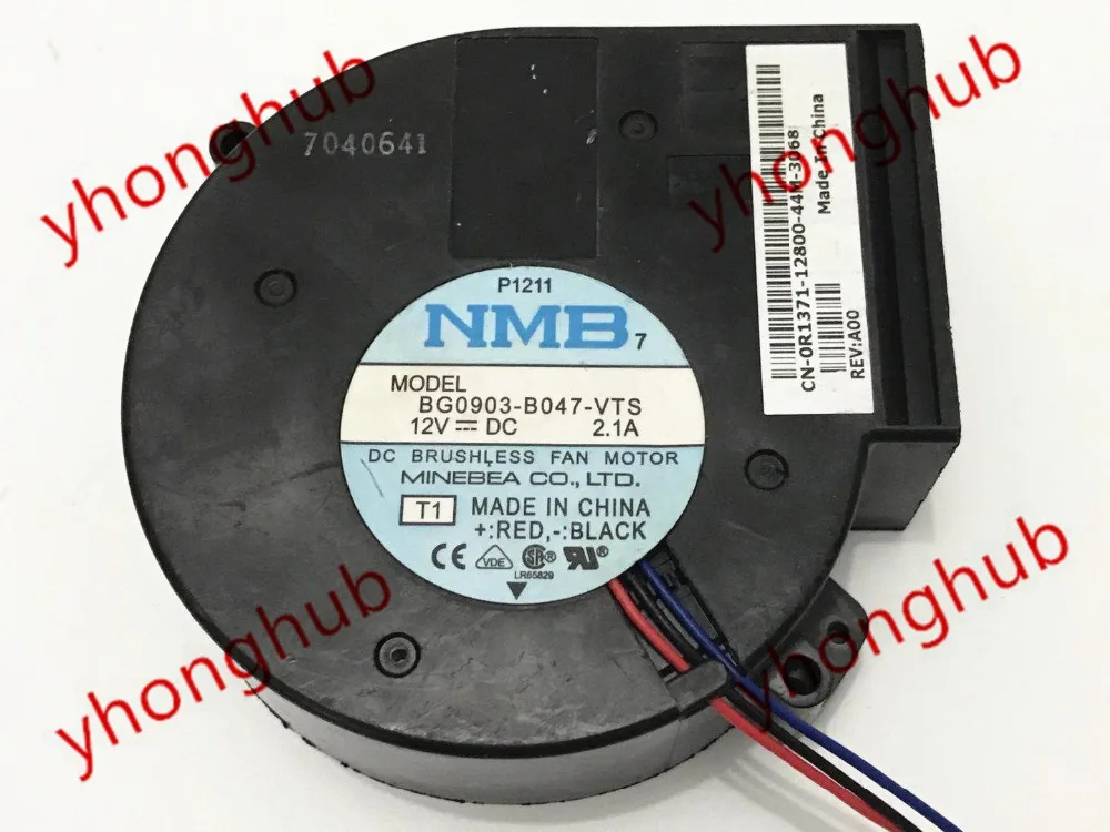 

NMB-MAT BG0903-B047-VTS T1 DC 12V 2.1A 97x97x33mm Server Blower Fan