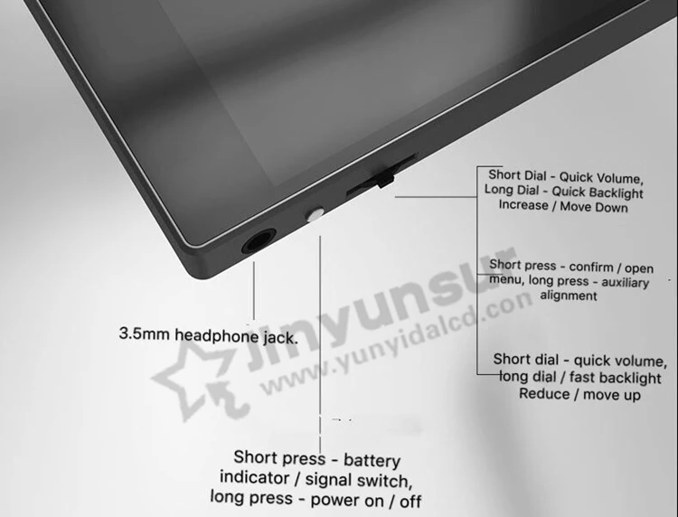 15.6 inch 4K Type-C Phone screen Mirroring portable LCD monitor IPS HDR 5mm ultra slim LCD display for Mac/PC/smart phone/PS4