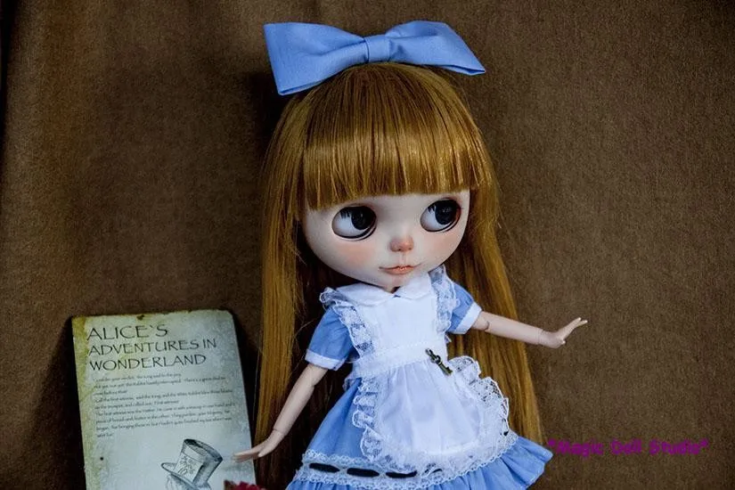 Горячая Распродажа Blyth Doll Blue Alex платье Набор для Neoblythe Doll Blythedoll аксессуары для 1 шт. платье для куклы