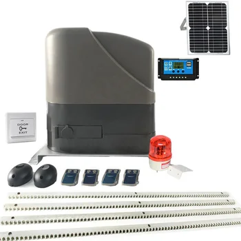 

Solar Sliding Gate Opener DC12V 220V Home use y solar panel and controller,sensor,lamp,button optional
