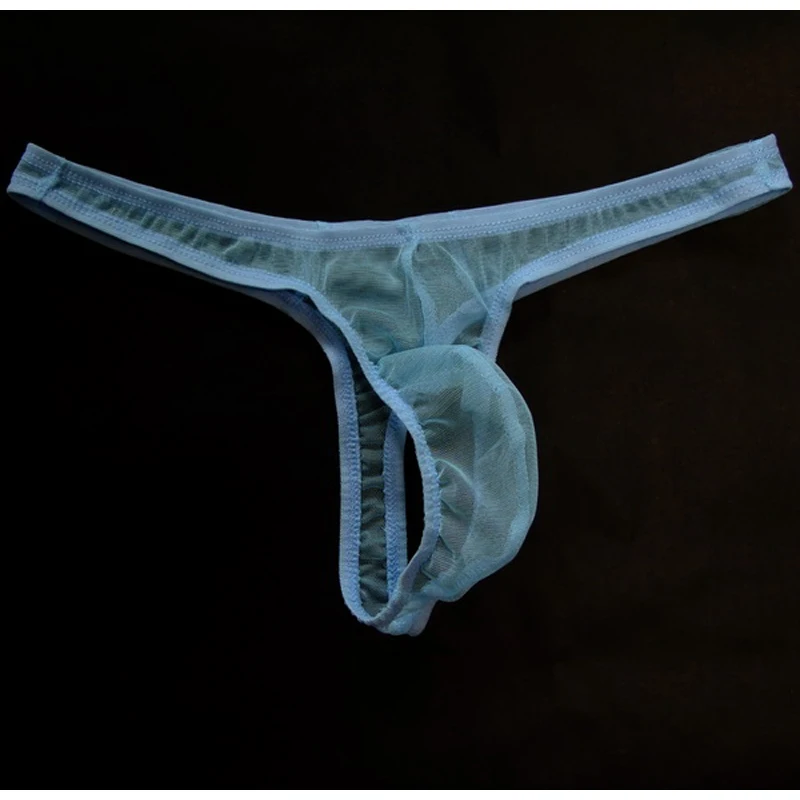 2019 мужские сексуальные сетчатые стринги эротический мешочек для пениса с низкой