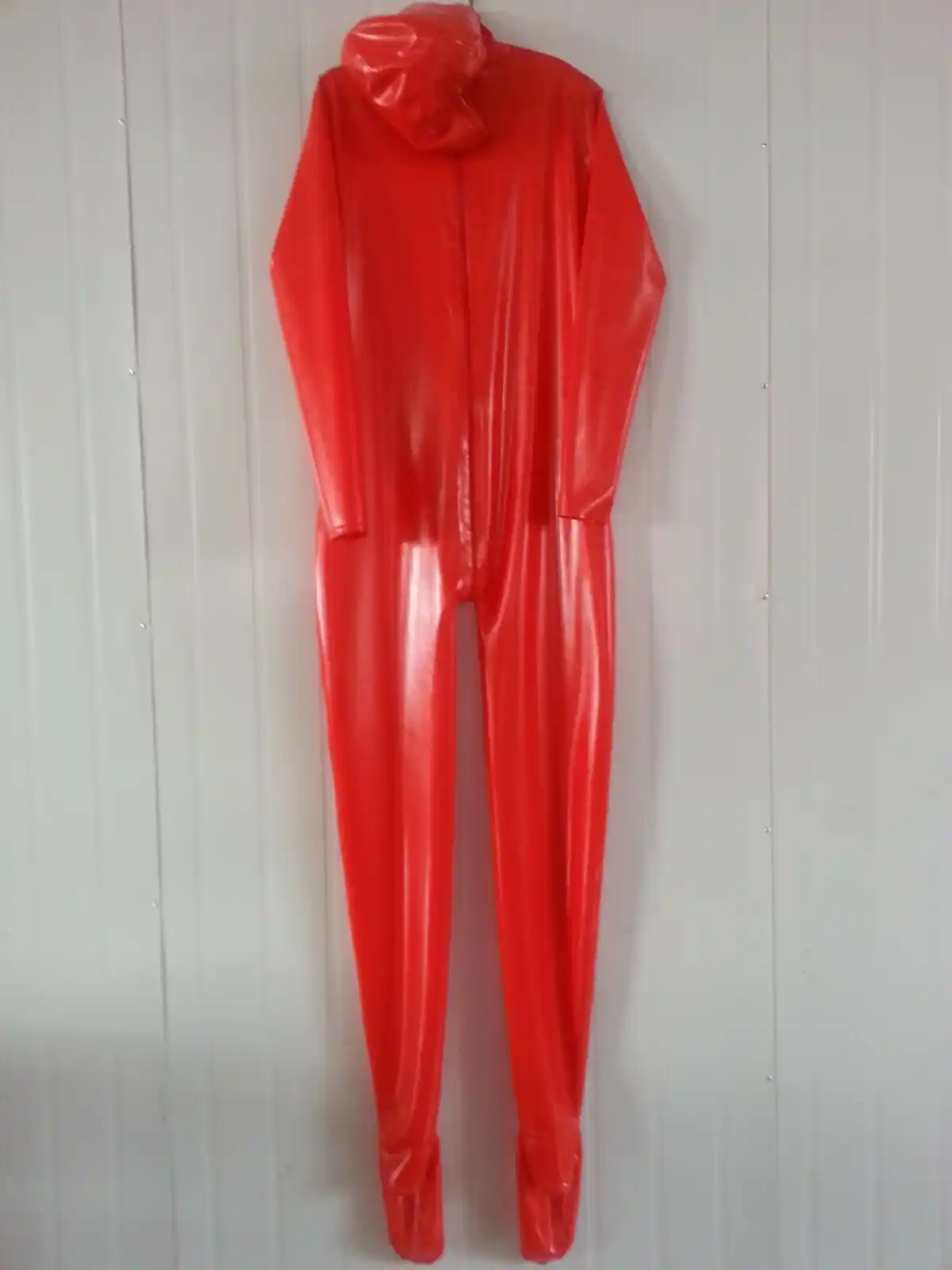 Latex Gummi Rubber Catsuit Overall Ganzanzug// 3 wege RV// 3way crotch zipper