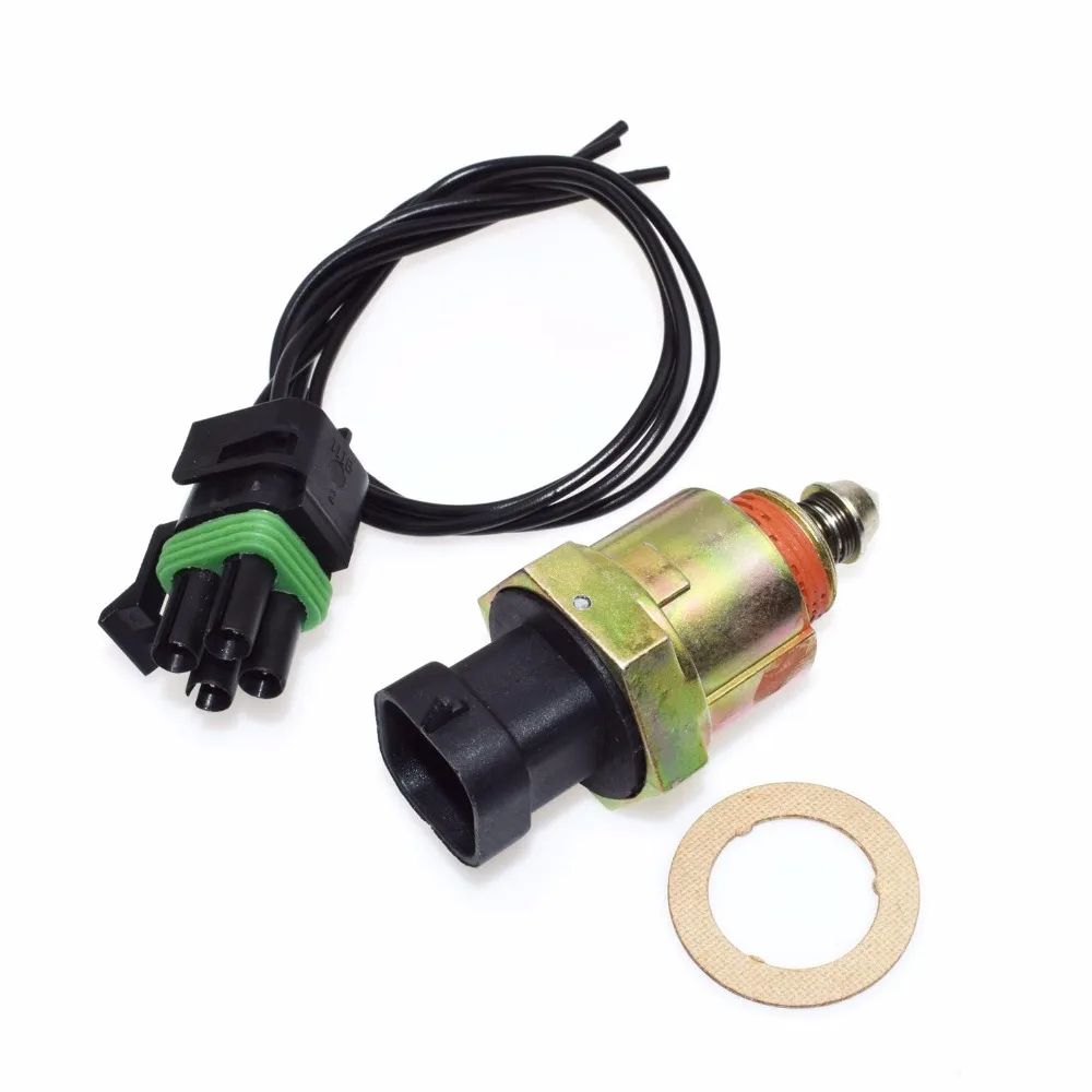 ISANCE Idle Air Control Valve IACV IAC & Connector Plug 17111286 17089062 For Chevrolet GMC Buick Cadillac Pontiac O