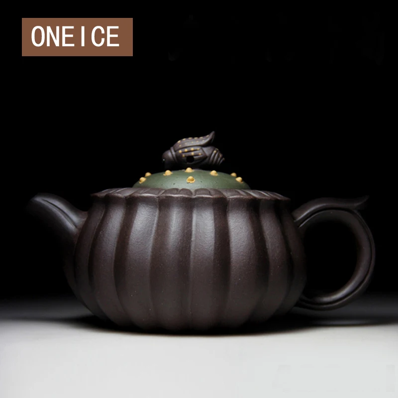 

Gongfu Tea Tea Pot High Bee Chrysanthemum Authentic Teapot Masters Handmade Mine Purple Pot 420ML Chinese