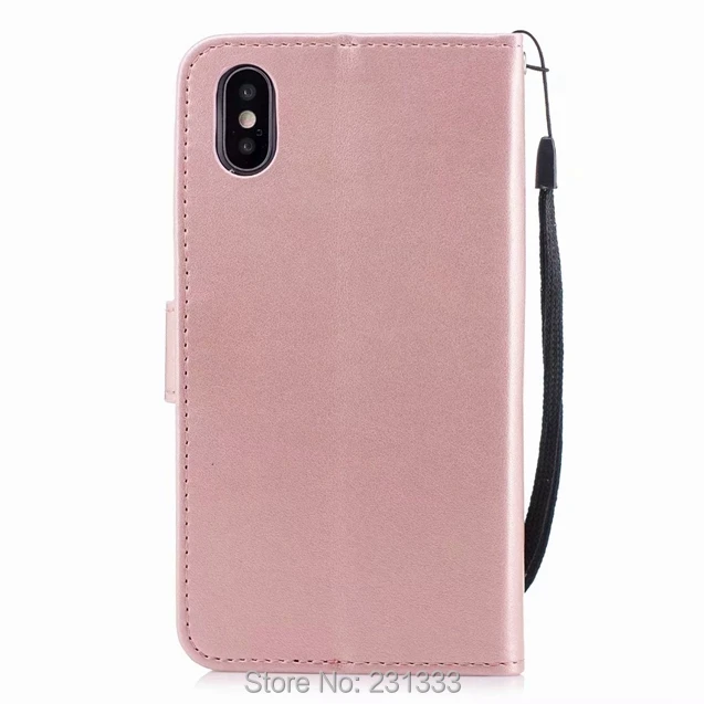 C-KU цветок кошелек кожаный чехол для iPhone X, 8, 7 PLUS, 6, 6 S, 5 SE 5S для Huawei Honor 8 9 P9 LITE P10 P20 Стенд Крышка 100 шт