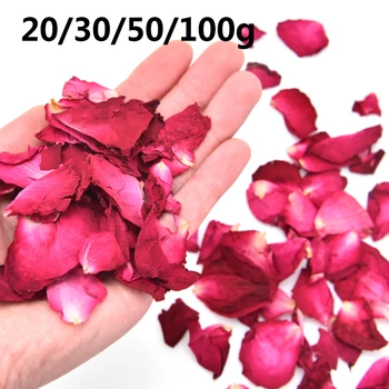 

Artificial Silk Red Rose Petals Decorations For Wedding Party 20/30/50/100g