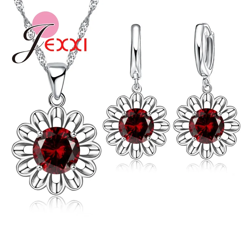 JEXXI-Rpmanic-Jewelry-Sets-Sunflower-Silver-Color-Jewelry-For-Women-Wedding-Earrings-Chain-Necklace-Pendant-Set (2)