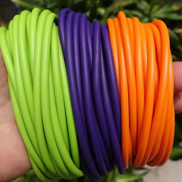 50M 3060 Green Plain Color Natural Latex Slingshots Rubber Tube Tubing