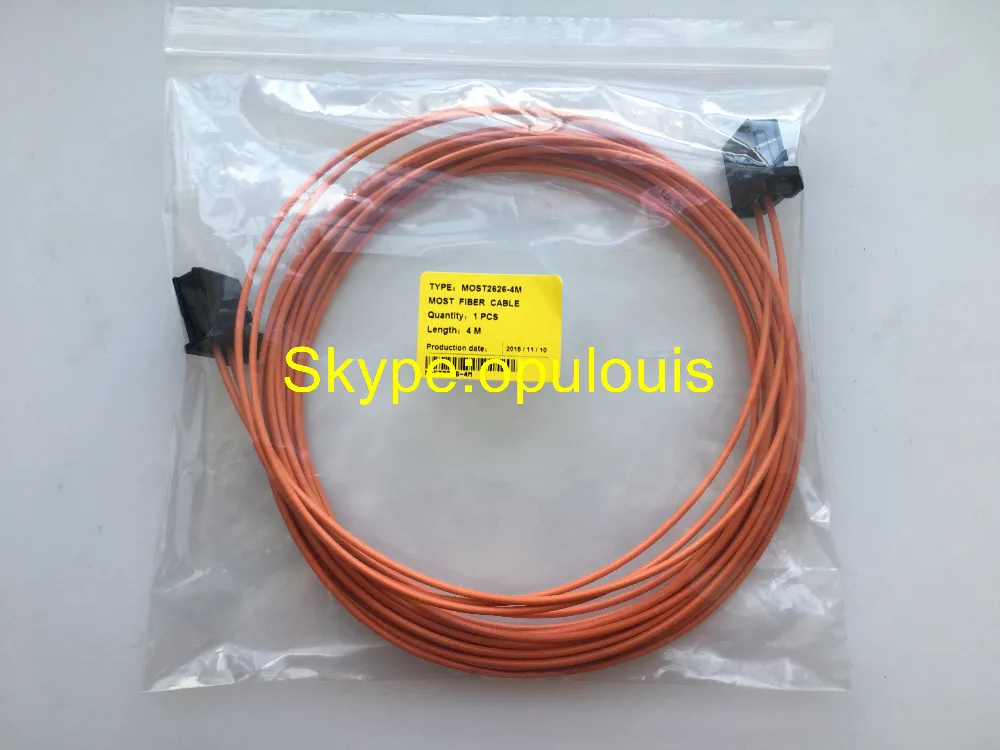 

100% new origianl optical fiber cable most cable 400CM for BMW AU-DI AMP Bluetooth car GPS car fiber cable for nbt cic 2g 3g 3g+