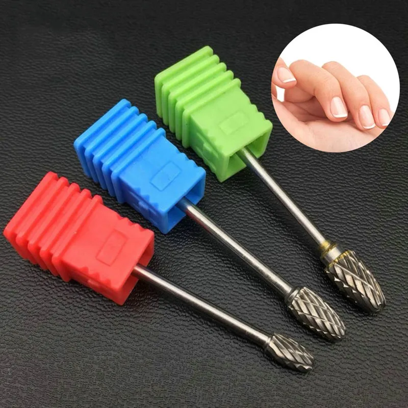 

2019 New Millings Carbide Nail Drill Bit Electric Nail File Drill Bit Coarse Carbide Drill 3/32'' High Quality