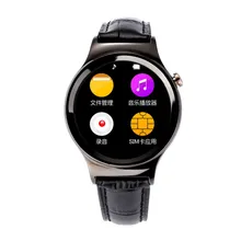 Smart watch T3 Smartwatch IPS runde screen Unterstützung SIM SD karte Bluetooth GPRS SMS MP3 MP4 USB für iPhone und Android