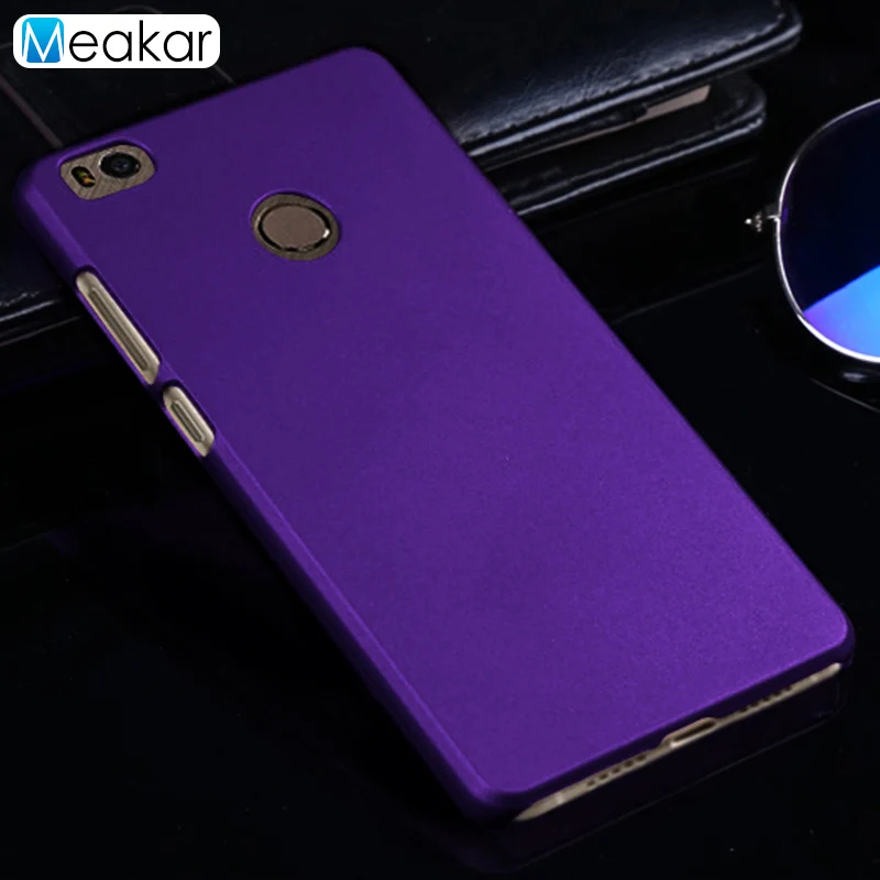 Матовая Пластик Coque 5.0For Xiaomi mi 4S чехол для Xiaomi mi 4S mi 4S mi 4/4S чехол для телефона чехол-лента на заднюю панель - Цвет: purple