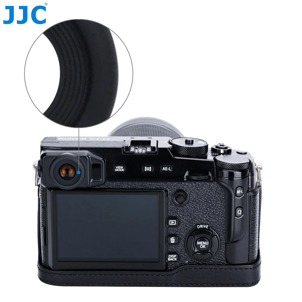 JJC 2 шт. Резина видоискатель протектор Мягкий наглазник для Fujifilm X Pro2 Кубок глаз DSLR