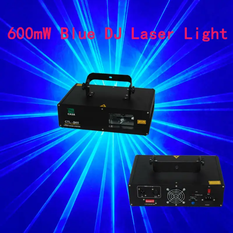 Professional DJ Laser Light 600mw blue single Stage Lighting Show Beam