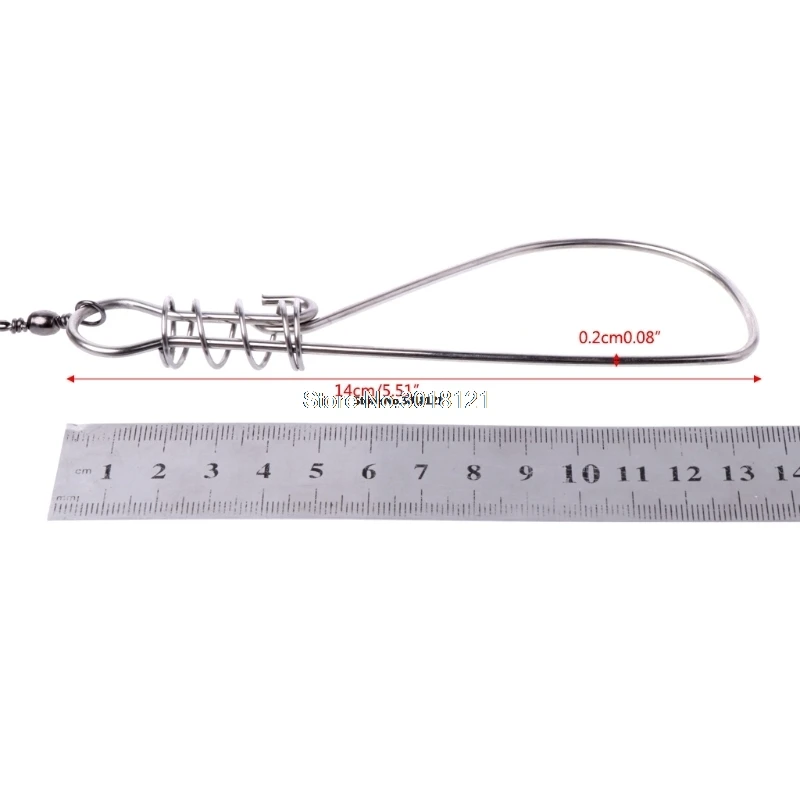 Рыболовные инструменты замок рыба портативный из нержавеющей стали ремень живой рыболовный замок Пряжка снасти Стрингер инструменты 5 м DONG1