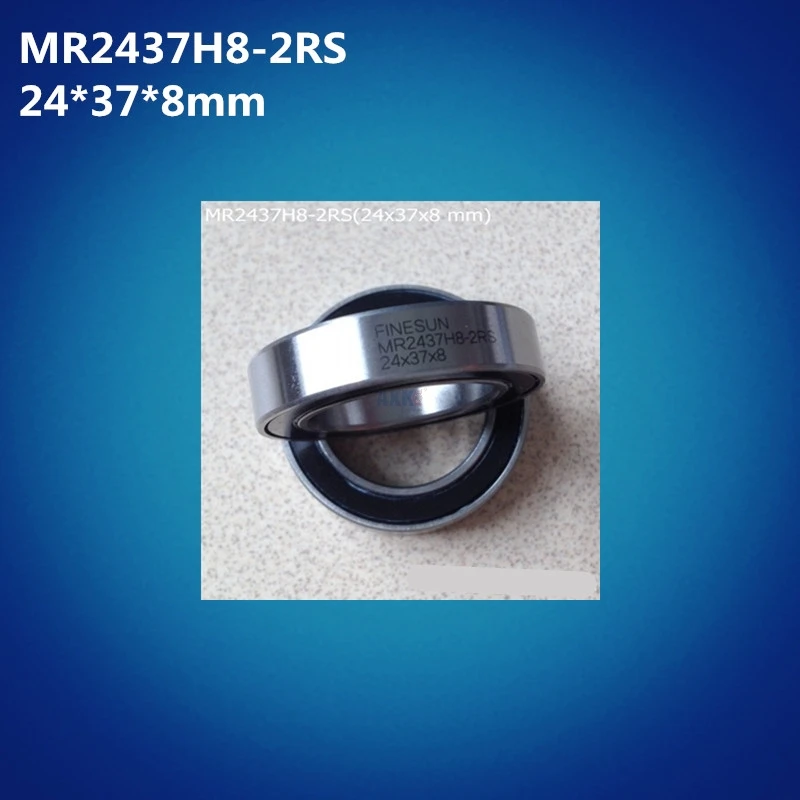 Бесплатная доставка 1 шт. ABCE-5 MR2437H8-2RS (24*37*8 мм) MR 24378 RS велосипед BB кронштейн на 24 37 8