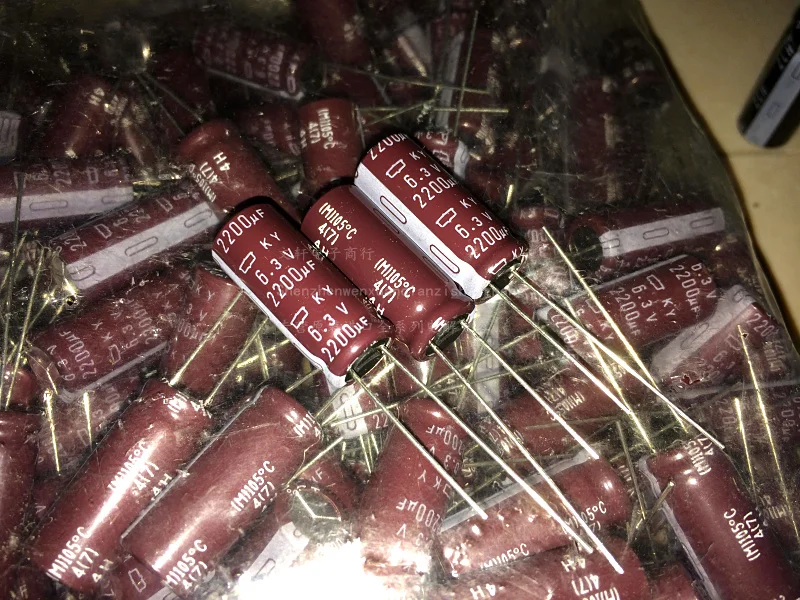 10PCS/25pcs Import capacitor NIPPON 6.3v2200uf Electrolytic Capacitor 2200uf 6.3V 105 degree KY 10*25 | Обустройство дома