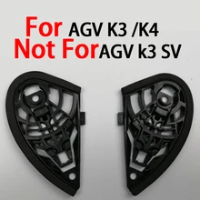 1 paia Parte Originale Per K3 AGV CASCO Shield pivot Kit per non per k3 agv AGV K4 Pieno facciale caschi moto sv & k5