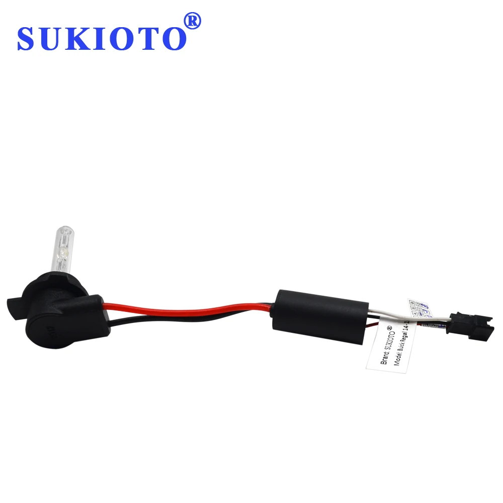SUKIOTO NO Error 55W CANBUS HID XENON KIT 9012 HIR2 bulbs for GL8 Regal Envision VERANO headlight 9012 bixenon projector lens (3)