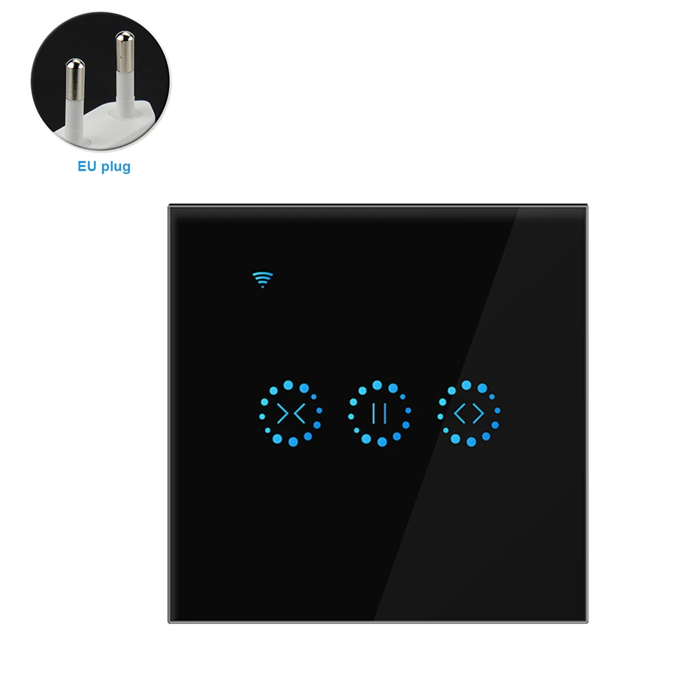 

Curtain Switch Touch Cycle Timing Voice Control Countdown Window Plug-In WIFI Roller Shutter ABS RC Energy Saving Intelligent