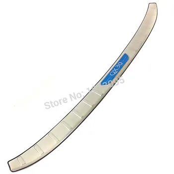 

For Infiniti QX30 2017 2018 Stainless Exterior Rear Bumper Protector Sill Trim Tail Trunk Guard Pedal Car Styling Accessories