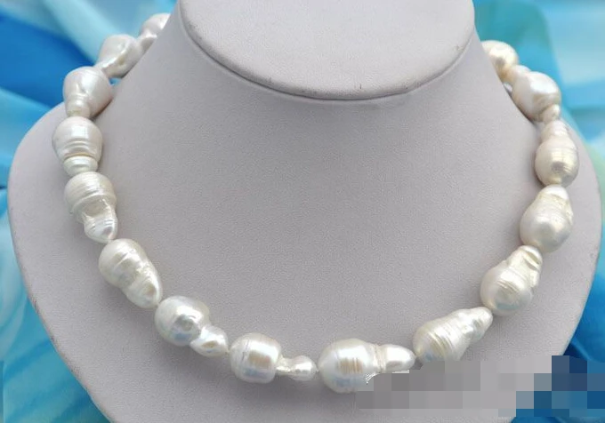 

0800 baroque white reborn keshi pearl necklace