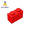 BuildMOC, совместимые сборы, частицы 2877, 1x2 для строительных блоков, DIY, образовательные высокотехнологичные запасные игрушки с логотипом ► Фото 2/5