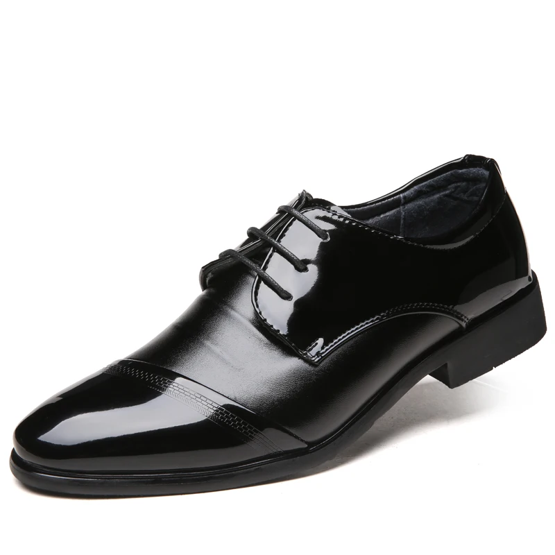 italian classic formal leather men shoes elegant business working male footwear pointed party office derby oxford shoes for mne (5)