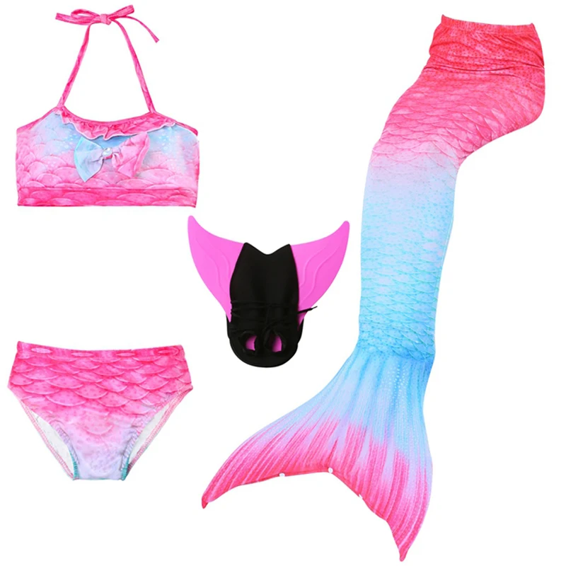 New Girls Dresses Mermaid Tail with Monofin Children Baby Swimsuit Mermaid Tails for Swimming Costume Swimmable Kids Bikini Set New Girls Dresses Mermaid Tail with Monofin Children Baby Swimsuit Mermaid Tails for Swimming Costume Swimmable Kids Bikini Set