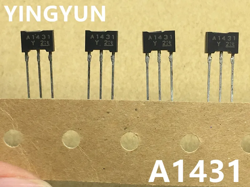 

50PCS/LOT 2SA1431 2SA1431-Y A1431 5A 20V PNP type power amplifying triode