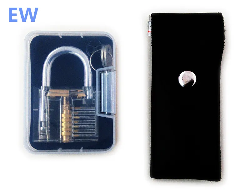 

Transparent Craft Hanging lock 12 piece kit Lock repair Locksmith practice tool Display lock