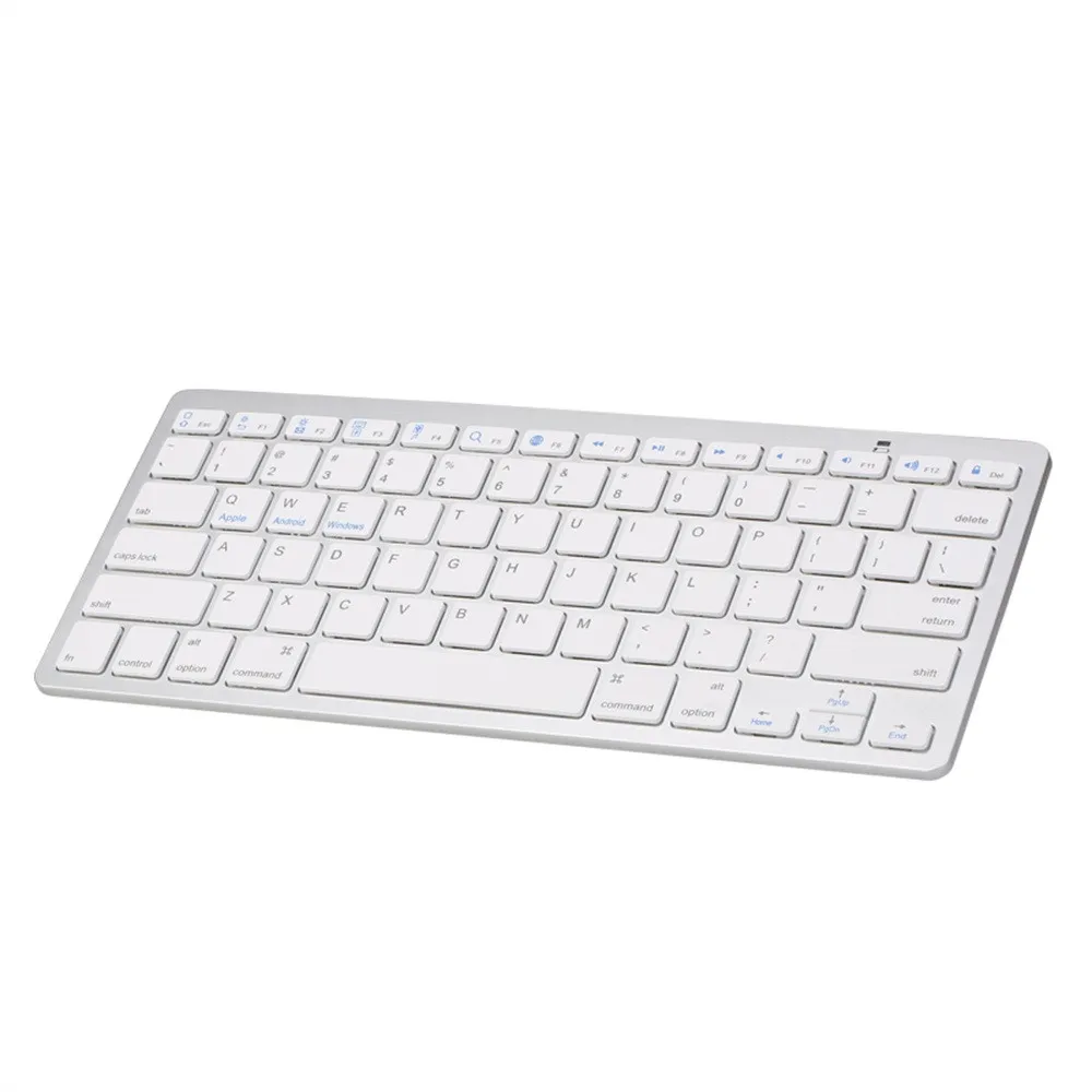 НОВАЯ тонкая беспроводная bluetooth-клавиатура для бизнес-офиса, домашнего использования, Высококачественная клавиатура Для iMac/iPad/Android/Phone/Tablet PC L0313