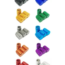 4 pièces vélo roue pneu couvert voiture moto camion universel Tube pneu vélo AV SV américain AIR Valve bouchon anti-poussière 10 couleurs