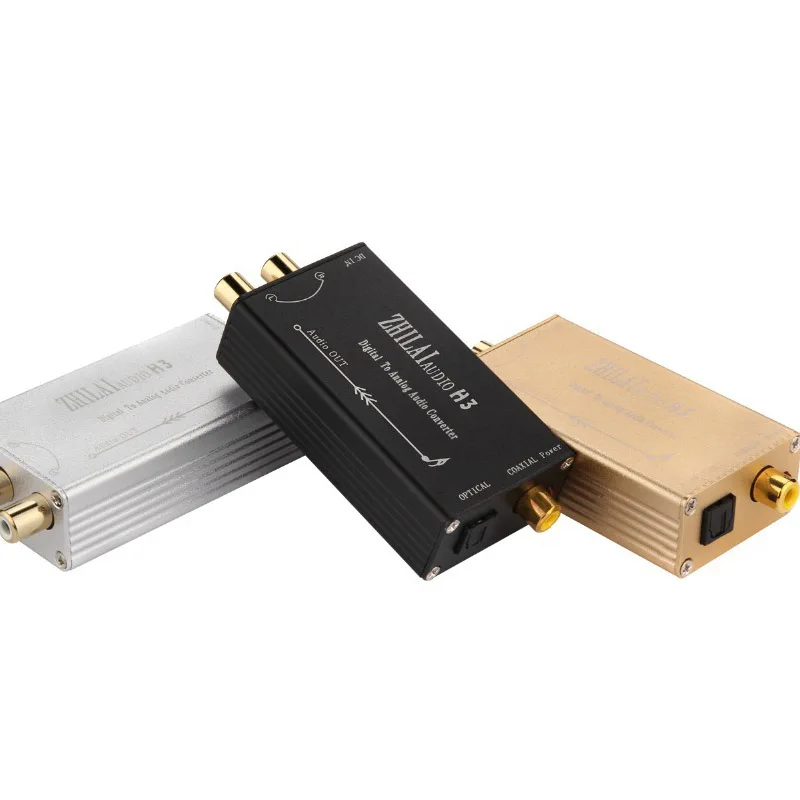 Новый ZHILAI H3 Портативный Мини HiFi ЦАП цифро-Аналоговый Аудио Конвертер