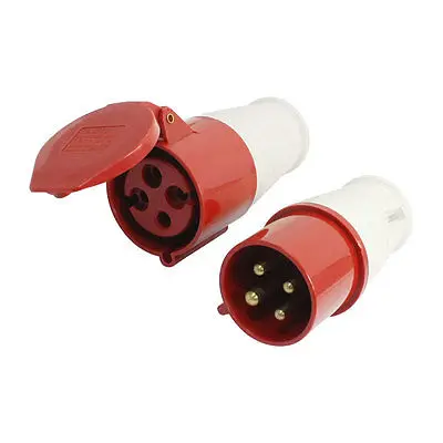 SF-224 AC 380-415V 32A 4 Pin Weather Proof Industrial Socket