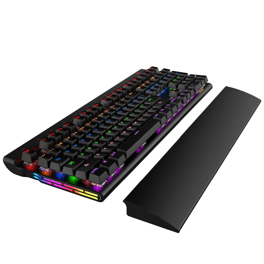 Ajazz AK500 Wired Mechanical Gaming Keyboard 108 Keys Backlit Notebook Desktop Keyboard (1)